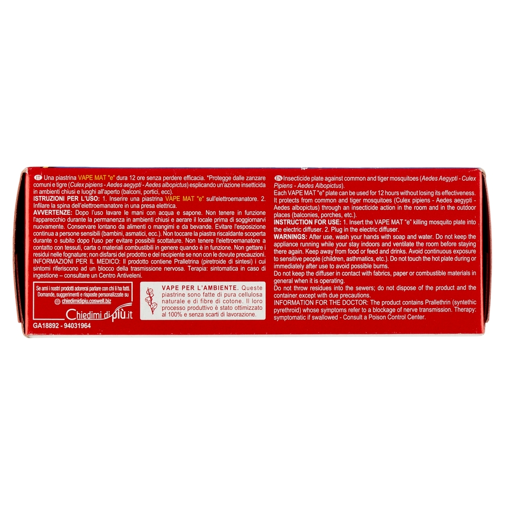 VAPE Piastrine Classic 60 pz